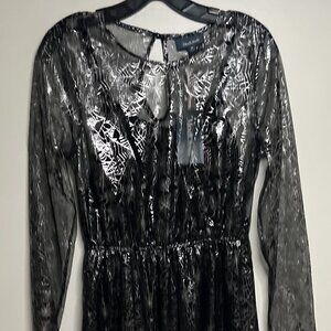 Modcloth Halloween Spiderweb Dress Size M NWT